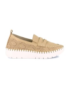 Grunland Sili mocassino laserato con zeppa